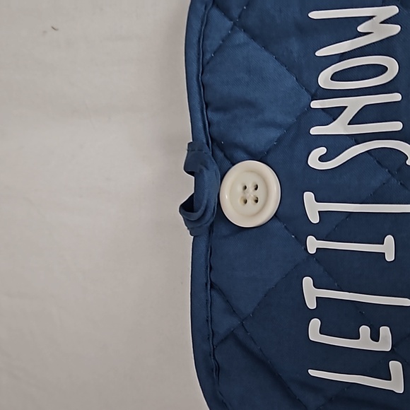 Let It Snow Shake Your Flakes Kitchen Towel Cotton Tea Towel - Picture 6 of 6